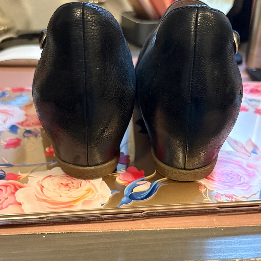 Dansko Black Mary Jane Wedge - Picture 6 of 9